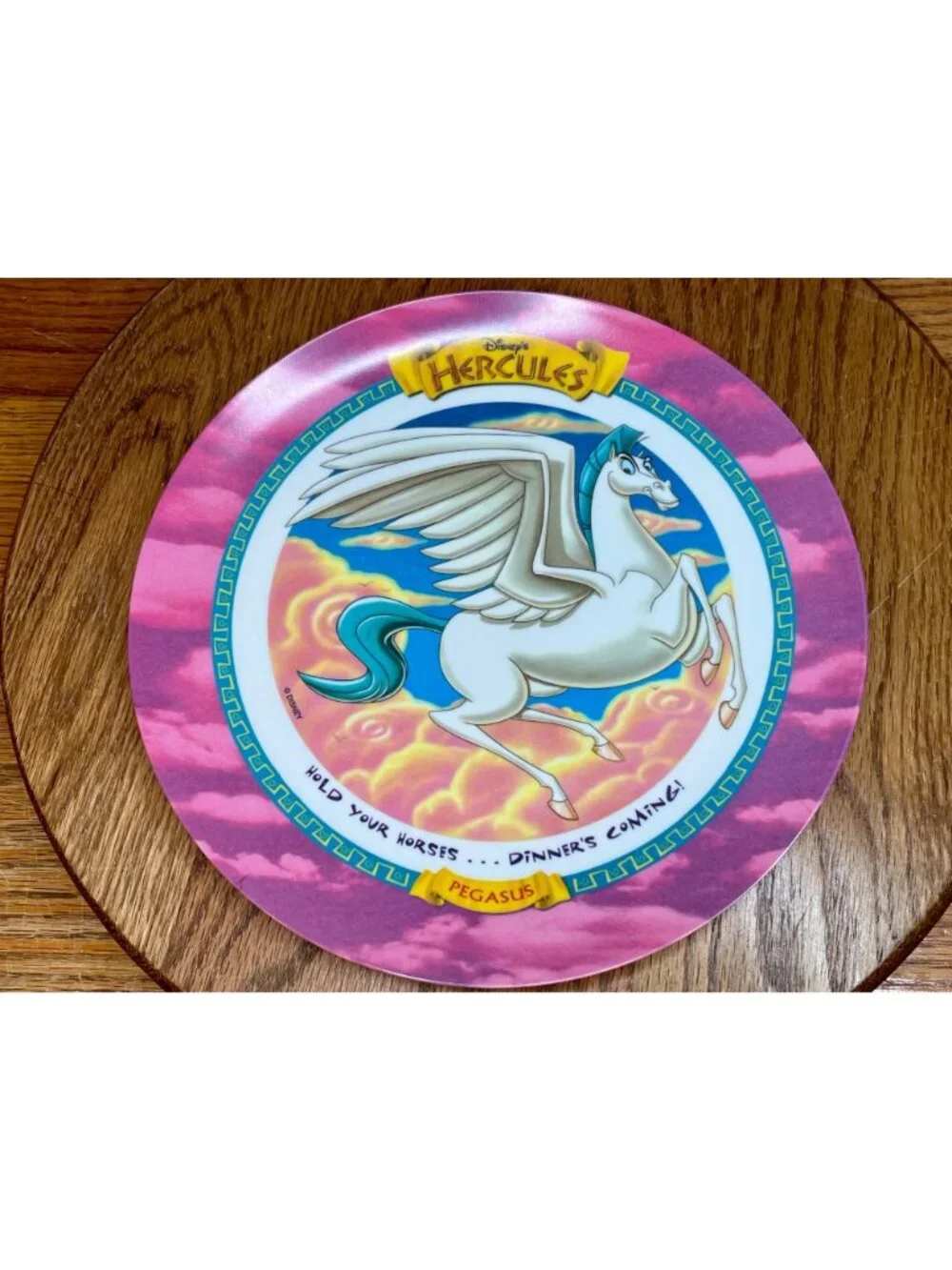 VTG 1997 McDonalds Disney Hercules Plates Melamine/ PMC Complete Set of 6